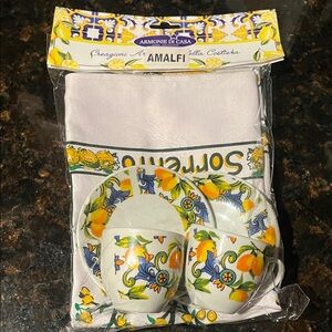 Armonie di Casa Amalfi Ceramic Cup and Saucer Set